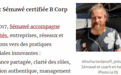 Sémawé rejoint la communauté B Corp : une étape marquante pour notre coopérative