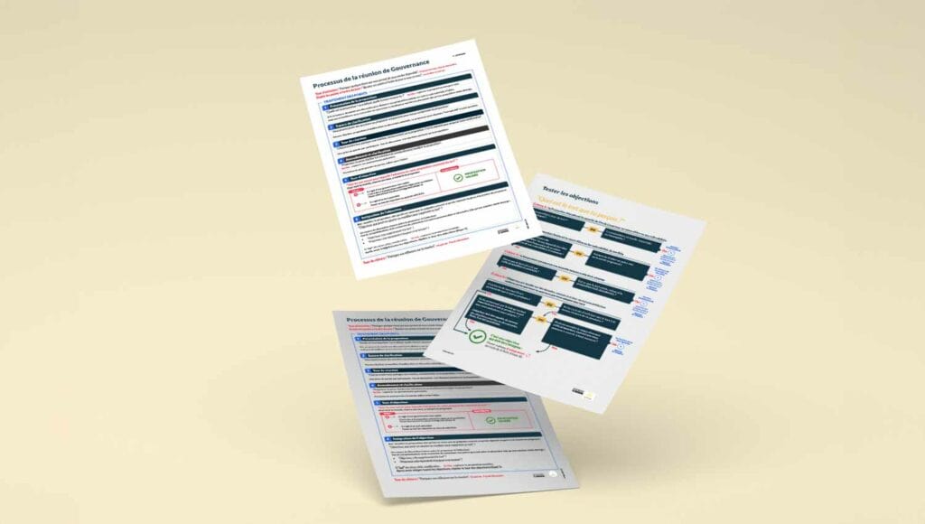 Documents de formation en Holacratie pour améliorer la gouvernance d'entreprise.